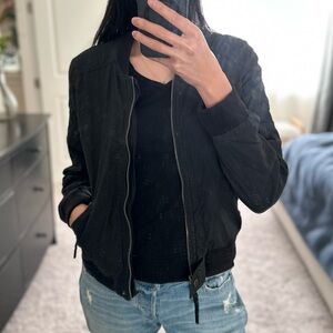❌️SOLD❌️ Hollister Black Bomber Jacket Size S